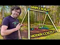 Easier faster MAYBE cheaper DIY swing set Build budget breakdown