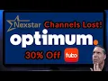 BLACKOUT Optimum LOSES Nexstar Channels Fubo DEAL Available