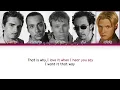Backstreet Boys - No Goodbyes (I Want It That Way Demo Version) (Color Coded Lyrics)