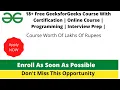 18 Free GeeksforGeeks Course With Certification Online Course Programming Interview Prep