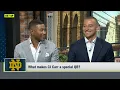 Notre Dame s Marcus Freeman and CJ Carr join Get Up