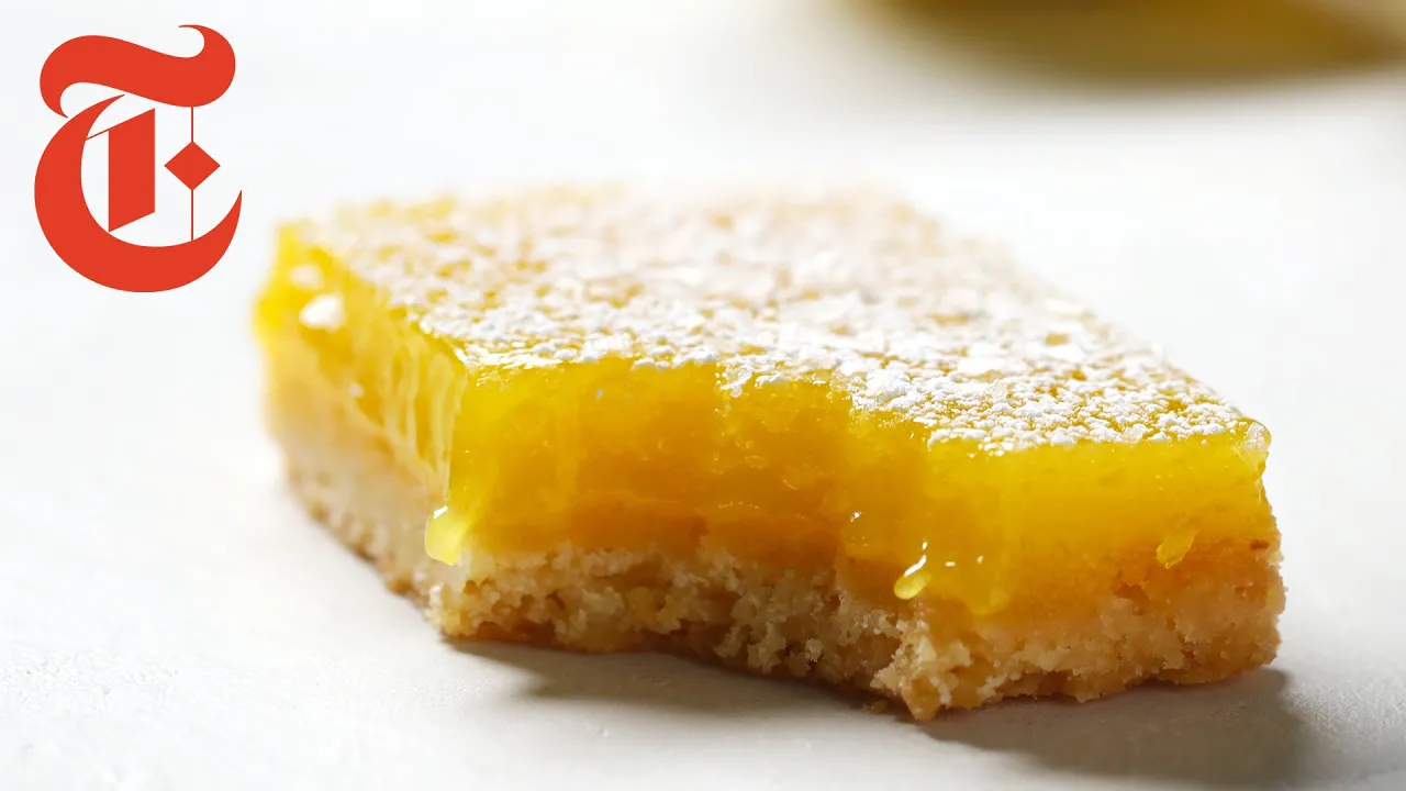 Lemon Bars With Olive Oil and Sea Salt   NYT Cooking