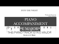 Into the Night (Clara Edwards) - E Major Piano Accompaniment *Viewer Request*