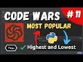 Highest and Lowest - Codewars Popular Katas SOLVED