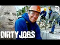 Mike Rowe Breaks Huge Rocks at the Crazy Horse Memorial Dirty Jobs