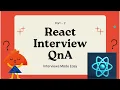 React Interview Q A Part 2 Top ReactJS Questions Answers for Freshers InterviewPrep
