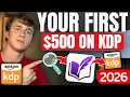 Amazon KDP Tutorial for Beginners 2026 Publish Your First Book With AI Step by Step