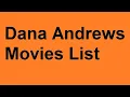 Dana Andrews Movies List