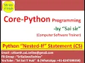 Python Nested If Statement Python Control Structures Python Branching Control Structures