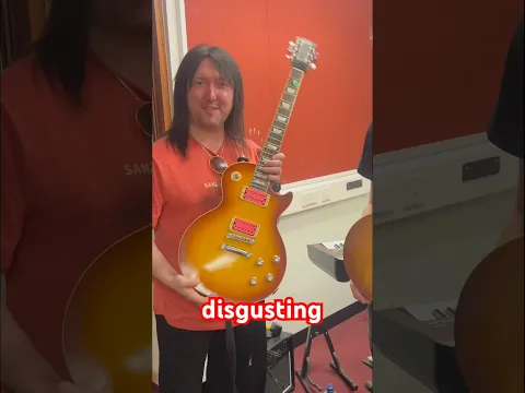 I think he likes my Les Paul