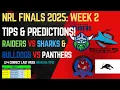 Download Lagu Finals Week 2 PREDICTIONS: NRL 2025! | Raiders vs Sharks \u0026 Bulldogs vs Panthers (Makena Tips)