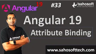 Attribute binding in Angular 19 Data Binding in angular Angular 19 Tutorials in Hindi