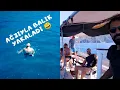 Denizde Ağzıyla Balık Yakaladı 😀 | Dalyan'da Tekneyle Balığa Çıktık | Hangi Koylara Gittik