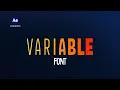 New in After Effects 2026 Variable Fonts - Music-Driven Text Animation