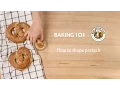 How to shape pretzels
