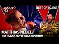 Download Lagu ROCKER RETURNS \u0026 turns his Blind Audition into a CONCERT again on The Voice!