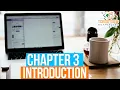DOCTORAL PROPOSAL AND DISSERTATION CHAPTER 3 - THING YOU NEED TO KNOW