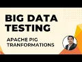 Apache Pig Transformations