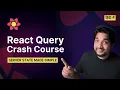 React Query Tutorial in Hindi Master Data Fetching in Minutes Crash Course 2023