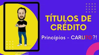 Títulos de Crédito - Princípios e requisitos básicos