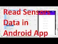 How to read different sensors data in Android app Demo using virtual sensors in Android 13 emulator