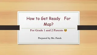 How to Login into MAP practice test