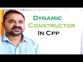 Dynamic Constructor in C CPP programming