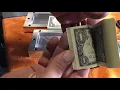 Prototype number 1 OVERKILL SECURITY FIRE PROOF MONEY BRICK 25 000 US DOLLARS