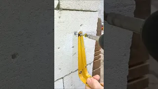 Be sure to remember this trick! How to securely fasten a screw in aerated concrete #diy #tips #skill