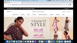 How to Buy Ann Taylor Items on Sale Online