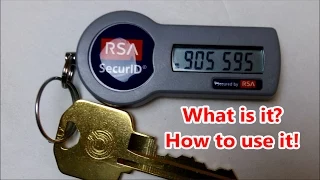 RSA SecureID Token Key Fob Two-Factor Authentication Eye-On-Stuff