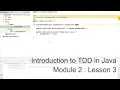 Module 2 Lesson 3 TDD Walkthrough part 1