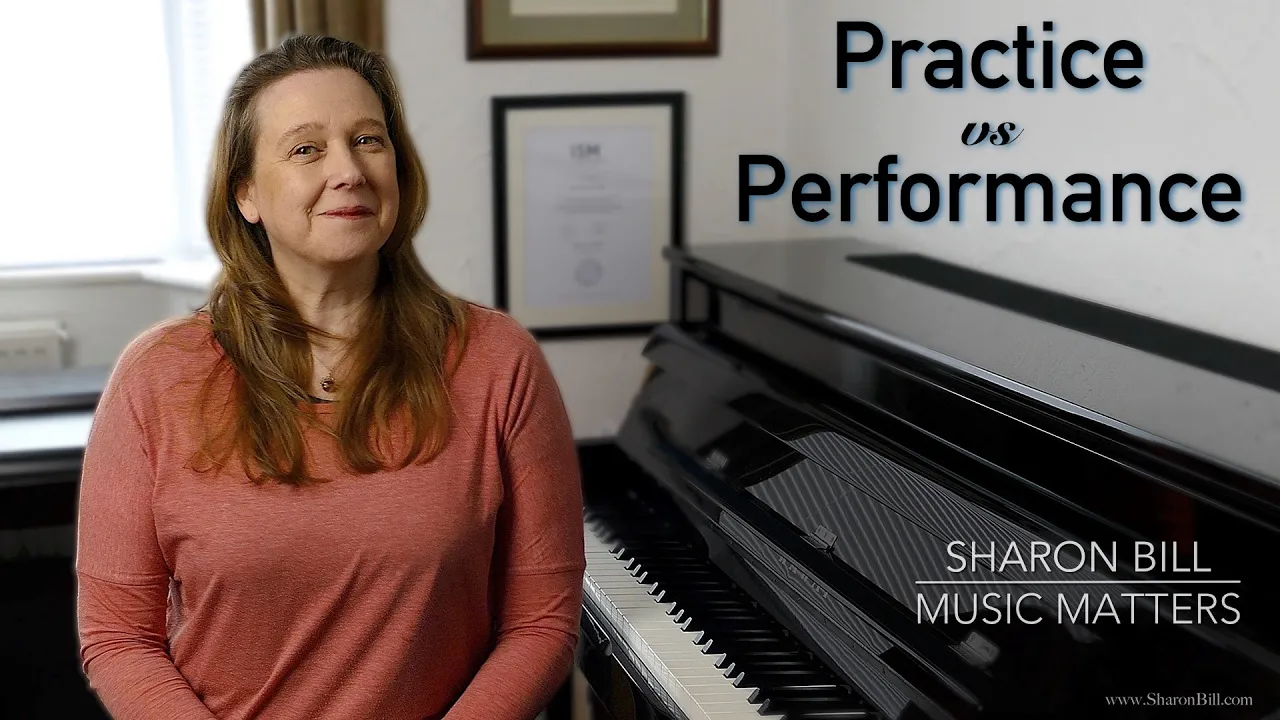 Practice vs Performance (There is a Difference) - Sharon Bill Music Matters Vlog