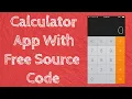Free Source Code how to make calculator in android studio