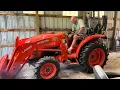 9-10-26 Estate Auction 2016 Kubota L2501 Tractor Only 159 hours