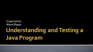 Java Bangla Tutorial Part 04 Understanding and Testing a Java Program