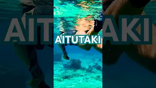 Swimming in the Crystal Waters of Aitutaki Lagoon.
