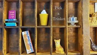 Pick a Treasure! ✨ An Important message for you🕯️Trinket Shelf Tarot Reading 