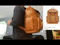MCM 1 490 Brandenburg Backpack in Visetos Cognac