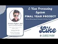 E-Visa Processing System Final Year Project By Arslan Asghar