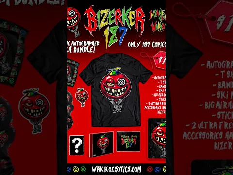 ICP x Wakko The Kidd's Bizerker 187 Signed CD & Merch Bundle Available Now! WakkoExotics.com!
