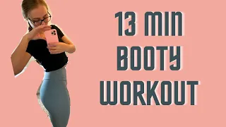 13 MIN ROUND BOOTY WORKOUT Intense Side Booty No Equipment 
