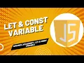 JavaScript Variables Var Let Const Tutorial in Hindi Variables in JavaScript Class