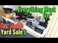 CRAZY YARD SALE SUBWOOFERS AMPS SPEAKERS EVERYTHING MUST GO