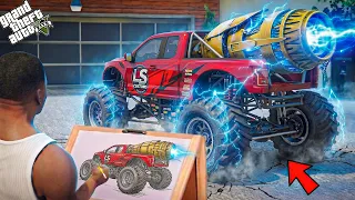 Franklin Search The Strongest Monster Car Using Magical Painting In Gta 5