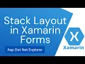 Xamarin Forms Stack Layout in XAML StackLayout Tutorial