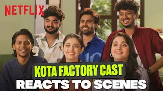 cast reacts to iconic kota factory scenes jitendra k mayur m revathi p urvi s ranjan r alam k
