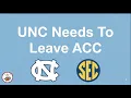 UNC Needs To Leave ACC Big 12 Football Needs To Win Big