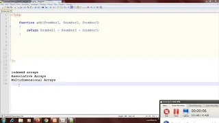 32 PHP TUTORIAL - Indexed arrays