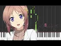 Rikei ga Koi ni Ochita no de Shomei Shite Mita OP-Paradox piano(sheet+midi)